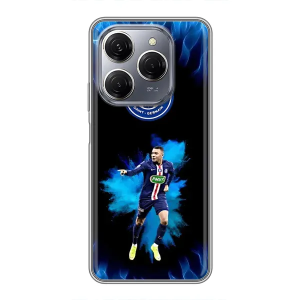 Чохол з принтом «Мбаппе у вогні» для TECNO Spark 20 Pro