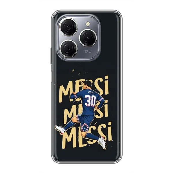 Чехол с принтом «Messi ПСЖ» для TECNO Spark 20 Pro