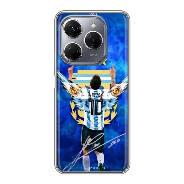 Чехол с принтом «Месси сборная» для TECNO Spark 20 Pro