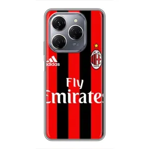 Чехлы для TECNO Spark 20 Pro (VPrint) - Футбольные клубы (Milan)