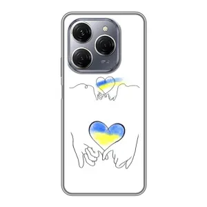 Чехол для Патриота Украины TECNO Spark 20 Pro - (AlphaPrint) (Мир Украине)