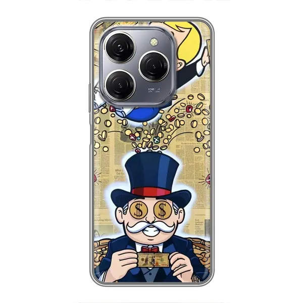 Чехол с принтом «Монополия Мен» для TECNO Spark 20 Pro