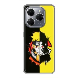 Naruto Anime Чехлы для Техно Спарк 20 Про (AlphaPrint) (Наруто-Итачи)