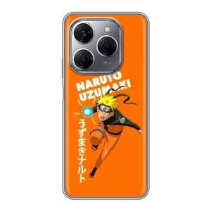 Naruto Anime Чехлы для Техно Спарк 20 Про (AlphaPrint) (Наруто узумаки)