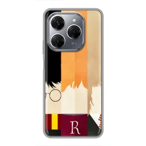Чехлы с Гарри Поттером для TECNO Spark 20 Pro (AlphaPrint) (обложка Гарри Поттера)