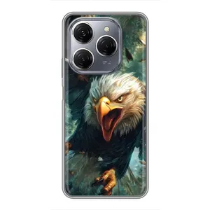 Чохол з принтом «Орел у польоті» для TECNO Spark 20 Pro