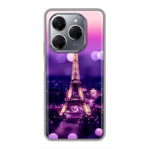 Чехол Эйфелева Башня для TECNO Spark 20 Pro - (AlphaPrint) (Париж Башня)