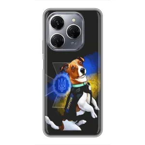 Чехлы с картинкой собаки Патрон для TECNO Spark 20 Pro (AlphaPrint) (Патрон собачка)
