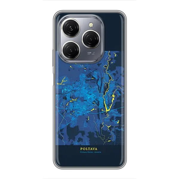 Чехол с принтом «Полтава» для TECNO Spark 20 Pro