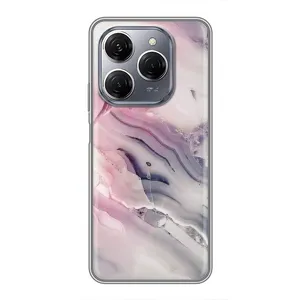 Мраморный чехол на TECNO Spark 20 Pro (VPrint) (Пурпурный Мрамор)