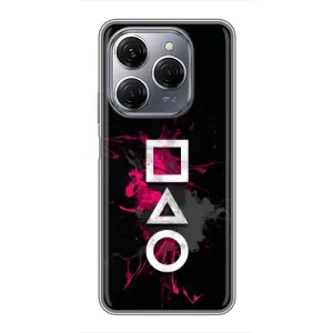 Чохол Гра в кальмара для TECNO Spark 20 Pro (Символи Гра кальмара)