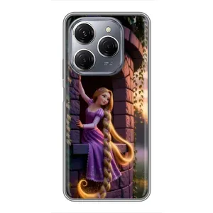 Чохол Рапунцель для TECNO Spark 20 Pro (Рапунцель на вежі)