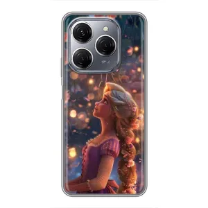 Чохол Рапунцель для TECNO Spark 20 Pro (Рапунцель ліхтарики)