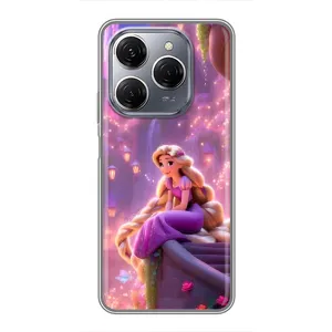 Чохол Рапунцель для TECNO Spark 20 Pro (Рапунцель у замку)