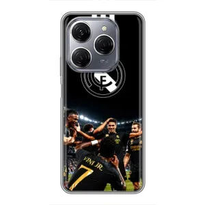 Чехол для TECNO Spark 20 Pro с принтом Реал Мадрид (ФК Реал Мадрид)