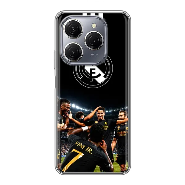 Чехол с принтом «ФК Реал Мадрид» для TECNO Spark 20 Pro