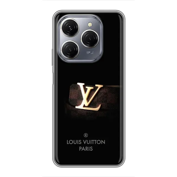 Чохол з принтом «ремінець LV» для TECNO Spark 20 Pro Чохол з принтом «ремінець LV» для TECNO Spark 20 Pro