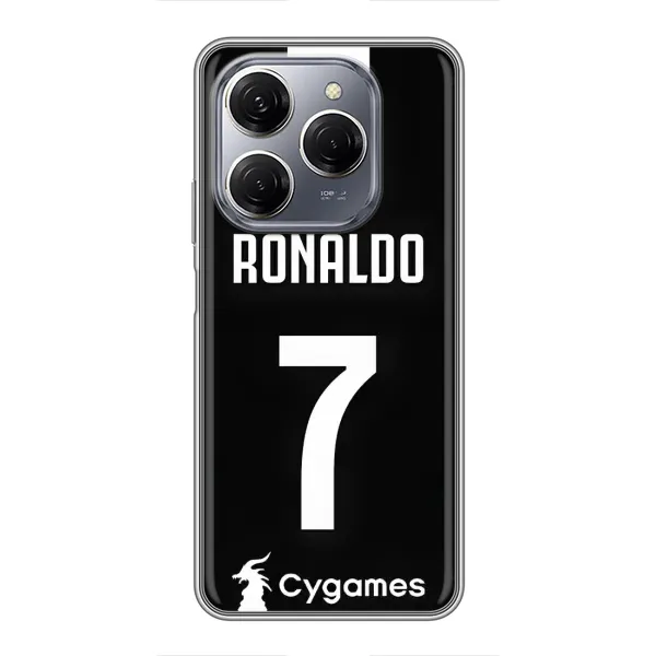 Чехол с принтом «RONALDO 7» для TECNO Spark 20 Pro