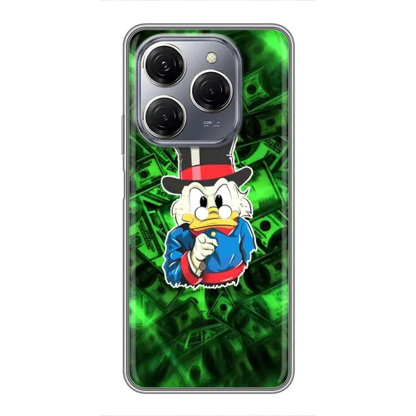 Чохол з принтом «Скрудж МакДак» для TECNO Spark 20 Pro