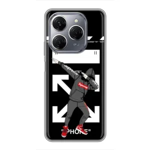 Чехол для TECNO Spark 20 Pro с картинкой Supreme (AlphaPrint) (Суприм)