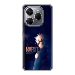 Naruto Anime Чехлы для Техно Спарк 20 Про (AlphaPrint) (тень Наруто)