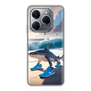Чехол с мемом Тралалело тралала на TECNO Spark 20 Pro