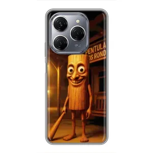 Чохол з мемом Тралалело тралала на TECNO Spark 20 Pro (Тунг тунг сахур)