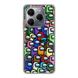 Чехол Амонг Ас для TECNO Spark 20 Pro (AlphaPrint) (Убит)