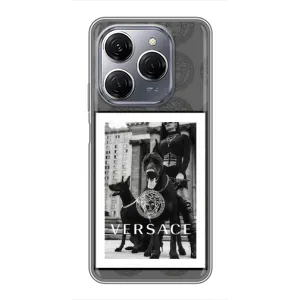 Чехлы VERSACE для Техно Спарк 20 Про (PREMIUMPrint) (Версаче)