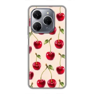 Чехлы с Фруктами для TECNO Spark 20 Pro (VPrint) (Вишня)