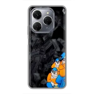Чехлы с крутыми принтами для TECNO Spark 20 Pro - (PREMIUMPrint) (Воры)
