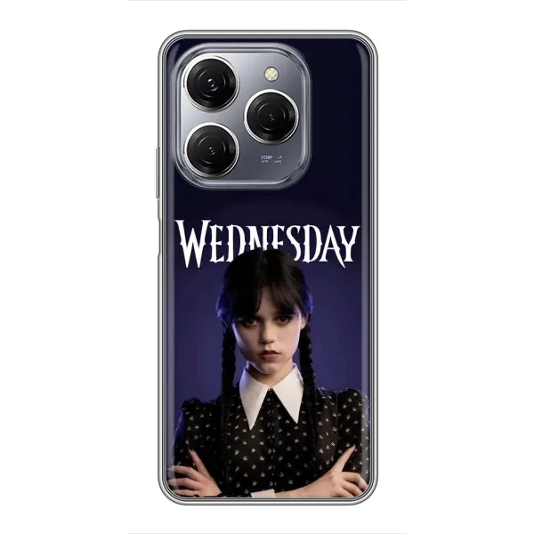 Чехол с принтом «Wednesday» для TECNO Spark 20 Pro