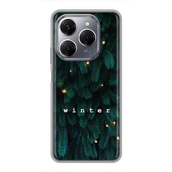 Чехол с принтом «Winter» для TECNO Spark 20 Pro