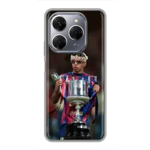 Чохол з футболістом Ламін Ямаль TECNO Spark 20 Pro (Ямаль з кубком)