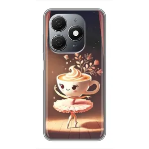 Чехол с мемом Тралалело тралала на TECNO Spark 20 (Балерина капучина)