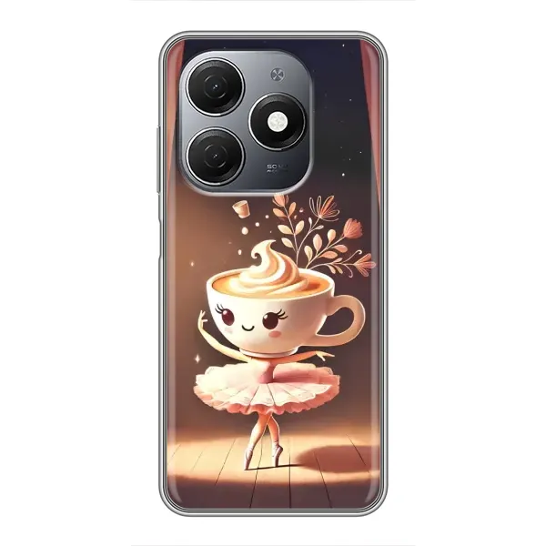 Чехол с принтом «Балерина капучина» для TECNO Spark 20 Чехол с принтом «Балерина капучина» для TECNO Spark 20