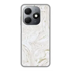 Мраморный чехол на TECNO Spark 20 (VPrint) (Белый мрамор)