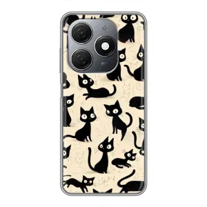 Чехол с рисунком кот на TECNO Spark 20