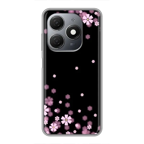 Чохол з принтом «Квіти маленькі» для TECNO Spark 20