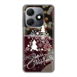 Рождественские Чехлы для TECNO Spark 20 (VPrint) (Елочка узорная)