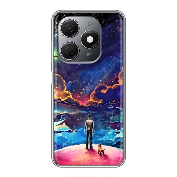 Чохол з принтом «Вид Галактики» для TECNO Spark 20