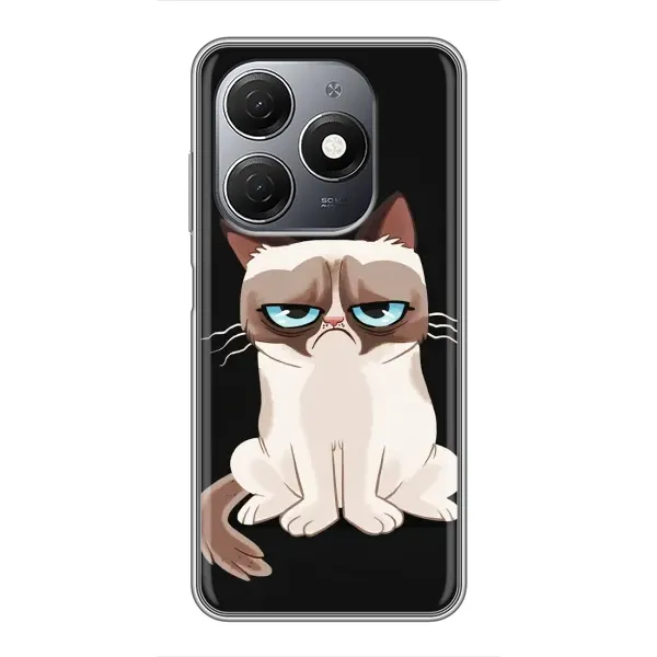 Чехол с принтом «Грустный кот» для TECNO Spark 20 Чехол с принтом «Грустный кот» для TECNO Spark 20