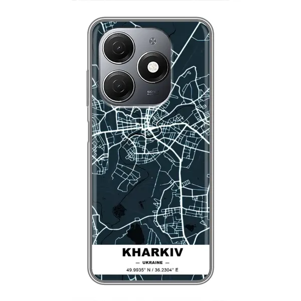 Чехол с принтом «Харьков» для TECNO Spark 20