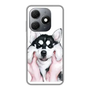 Чехол с Хаски для TECNO Spark 20 - (AlphaPrint)
