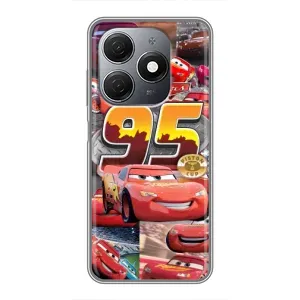Силіконовий чохол Маквін для TECNO Spark 20 (Колаж Блискавка Маквін)