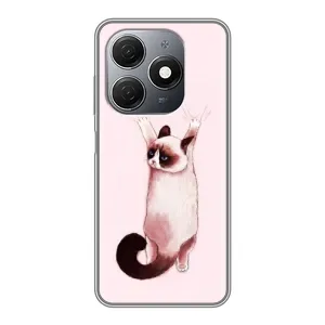 Чехол с принтом «Котик падает» для TECNO Spark 20