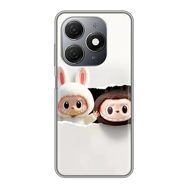 Чохол з принтом «Лабубу» для TECNO Spark 20