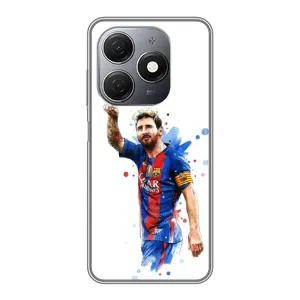 Чехлы Месси для TECNO Spark 20 (AlphaPrint) (Лео Месси)