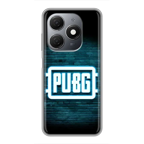 Чехол с принтом «Лого PUBG» для TECNO Spark 20