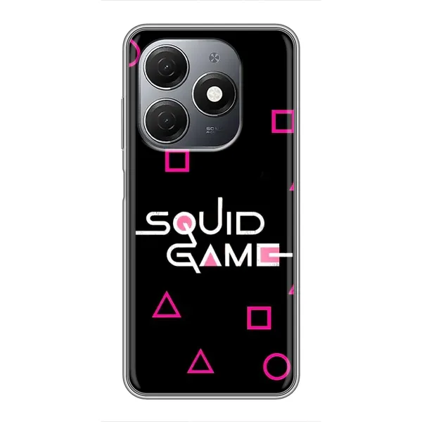 Чехол с принтом «Паттерн Игра кальмара» для TECNO Spark 20